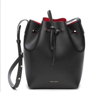 Mansur Gavriel Black Mini Bucket Bag. NWT